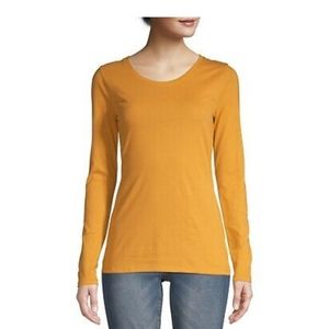 Mustard yellow long sleeve shirt
